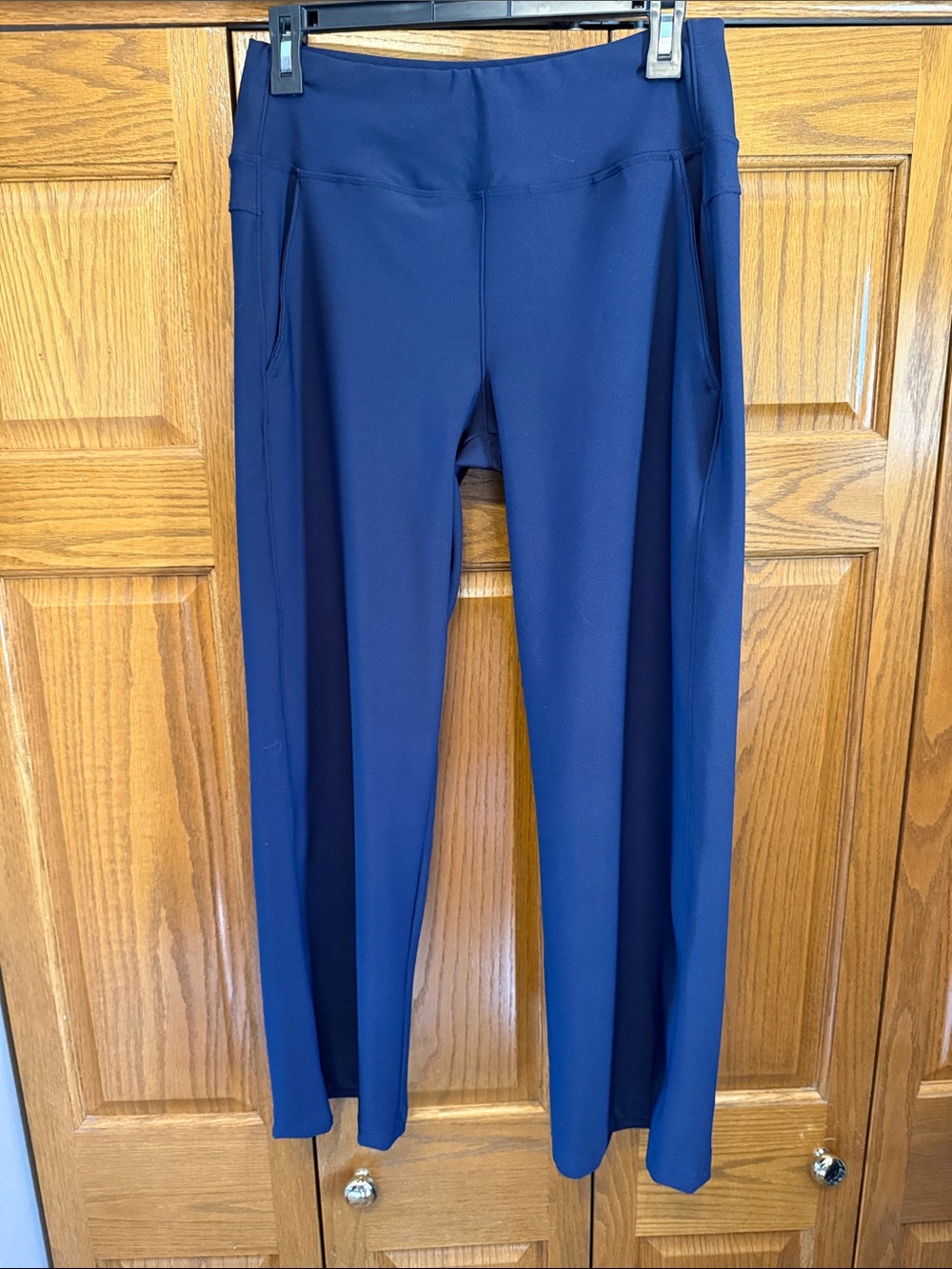 Kiragrace Women’s Traveler Pant Oxford Navy Blue w/ Pockets